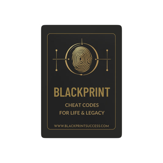 BlackPrint Spades & Poker Playing Cards
