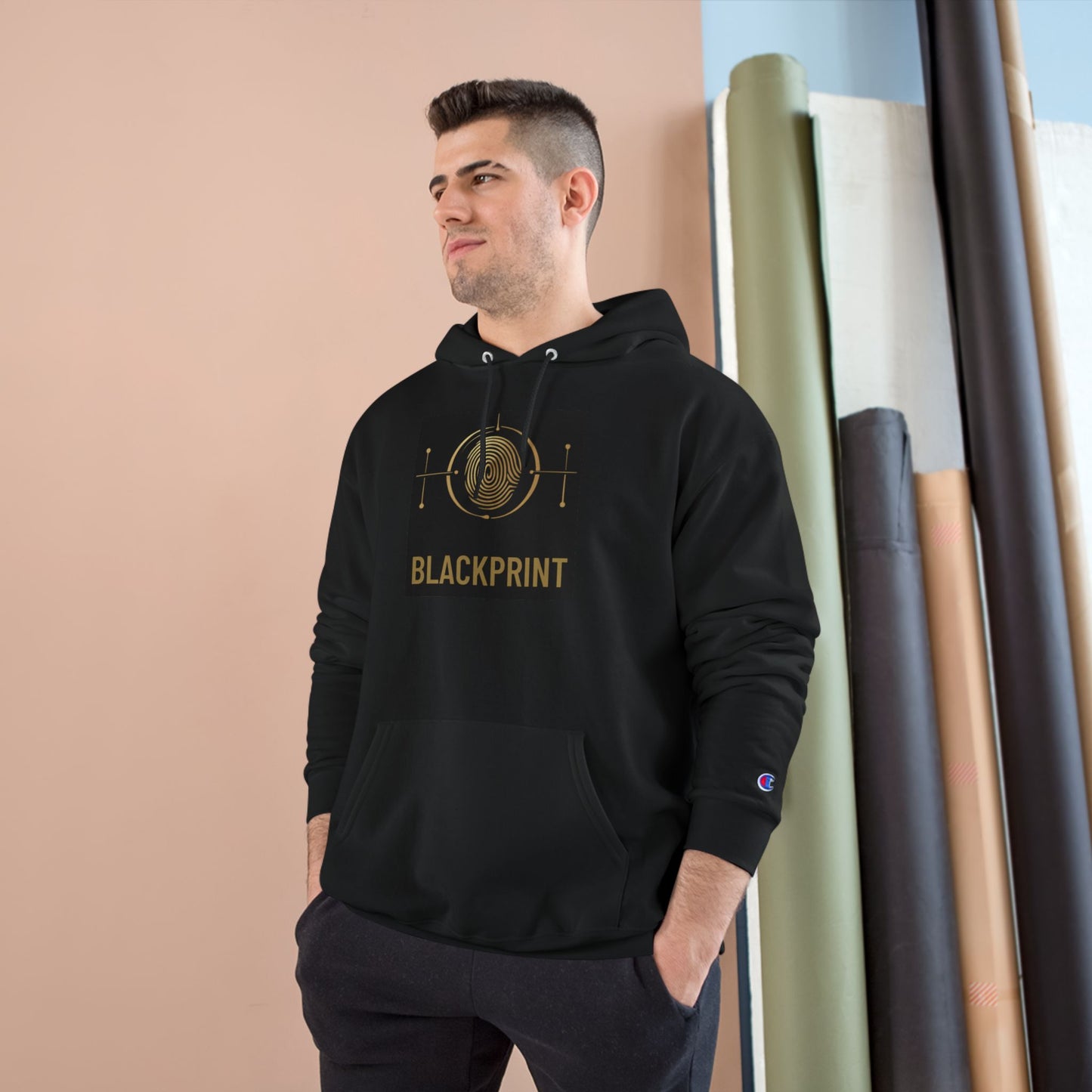 Blackprint Gold Logo Pullover Hoodie