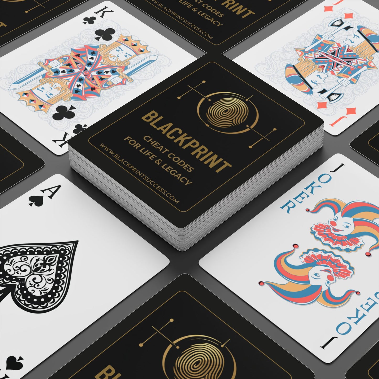 BlackPrint Spades & Poker Playing Cards