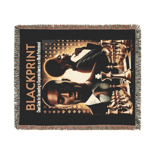 BlackPrint Signature Book Cover Woven Throw
