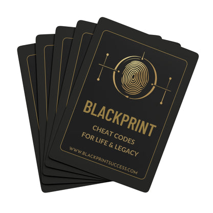 BlackPrint Spades & Poker Playing Cards