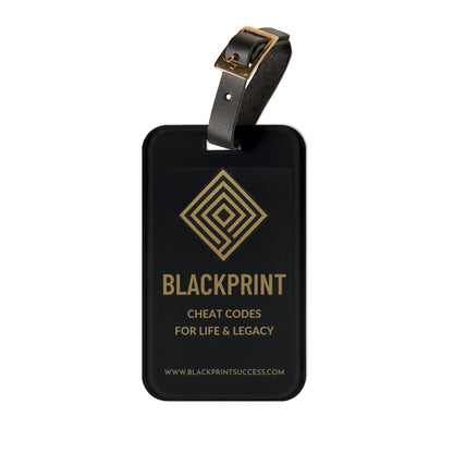BlackPrint Premium Luggage Tag | Travel ID, Personalized Bag Accessory, Holiday Gift