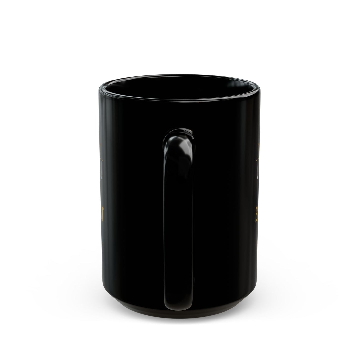 BlackPrint Gold Fingerprint Coffee Mug | Premium Ceramic Mug in 11 oz and 15 oz