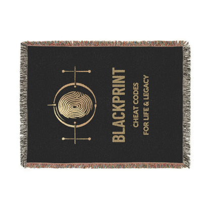 BlackPrint Woven Cozy Throw Blanket