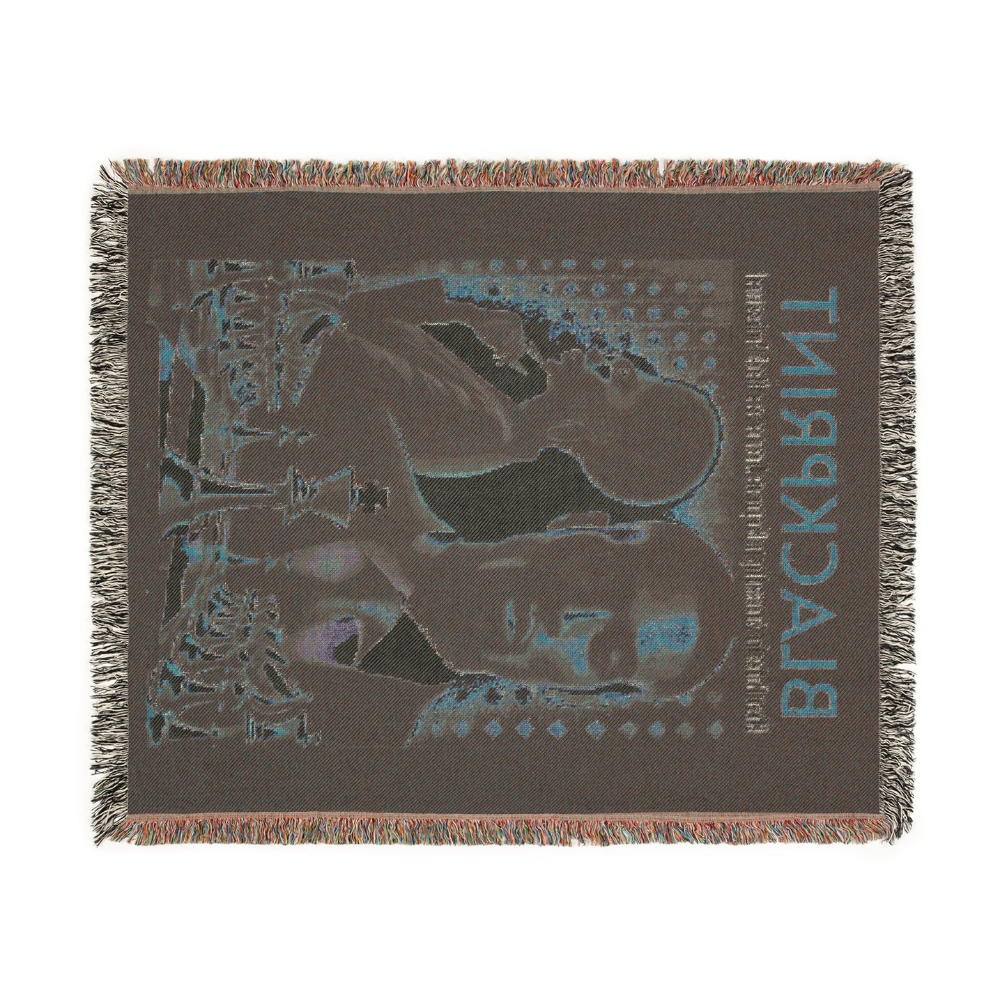 BlackPrint Signature Book Cover Woven Throw