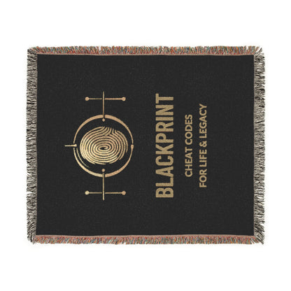 BlackPrint Woven Cozy Throw Blanket