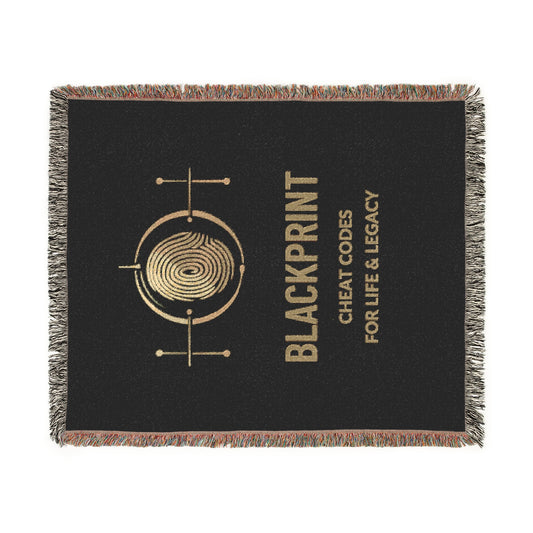 BlackPrint Woven Cozy Throw Blanket