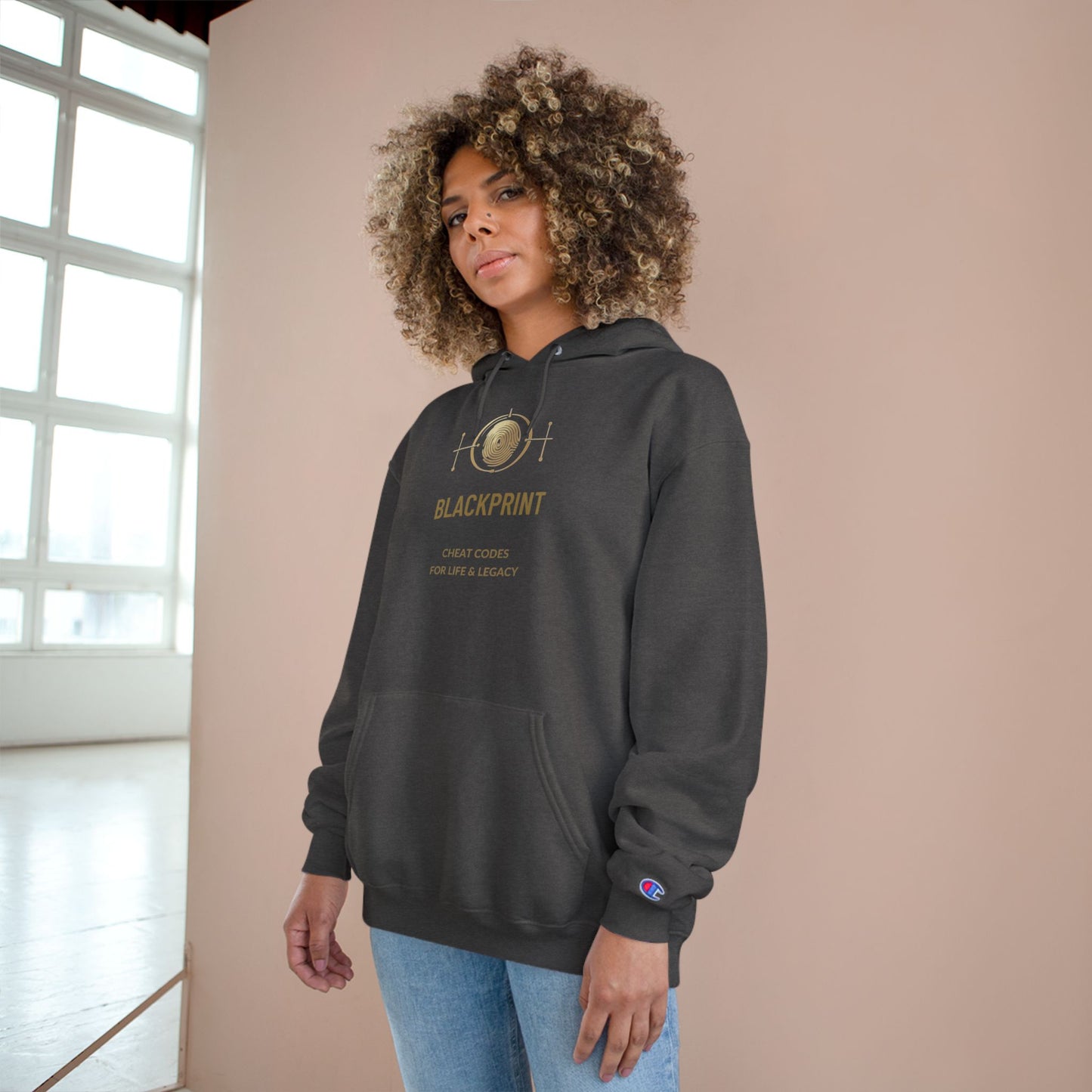 Blackprint Gold Logo Pullover Hoodie