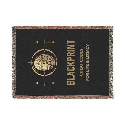 BlackPrint Woven Cozy Throw Blanket