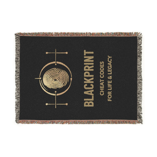 BlackPrint Woven Cozy Throw Blanket