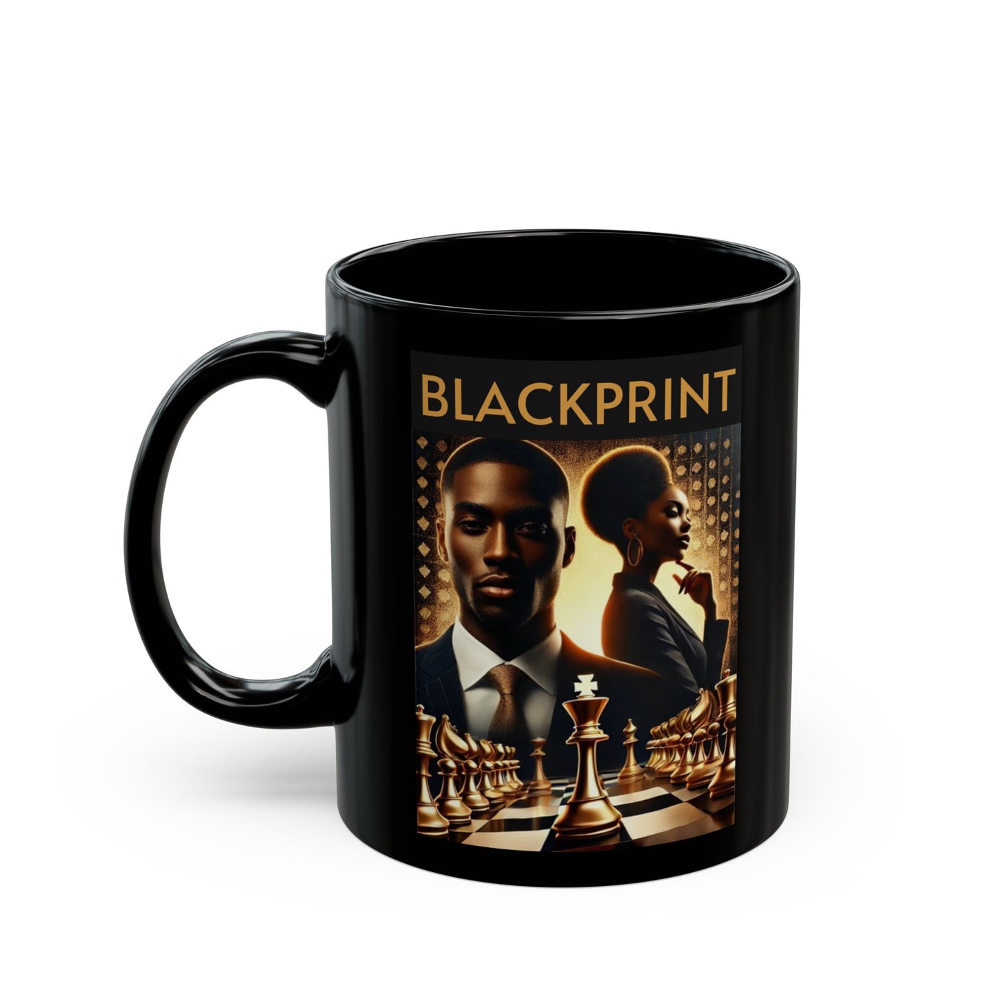 BlackPrint “Checkmate Mindset” Signature Mug | Premium Ceramic Mug in 11 oz and 15 oz