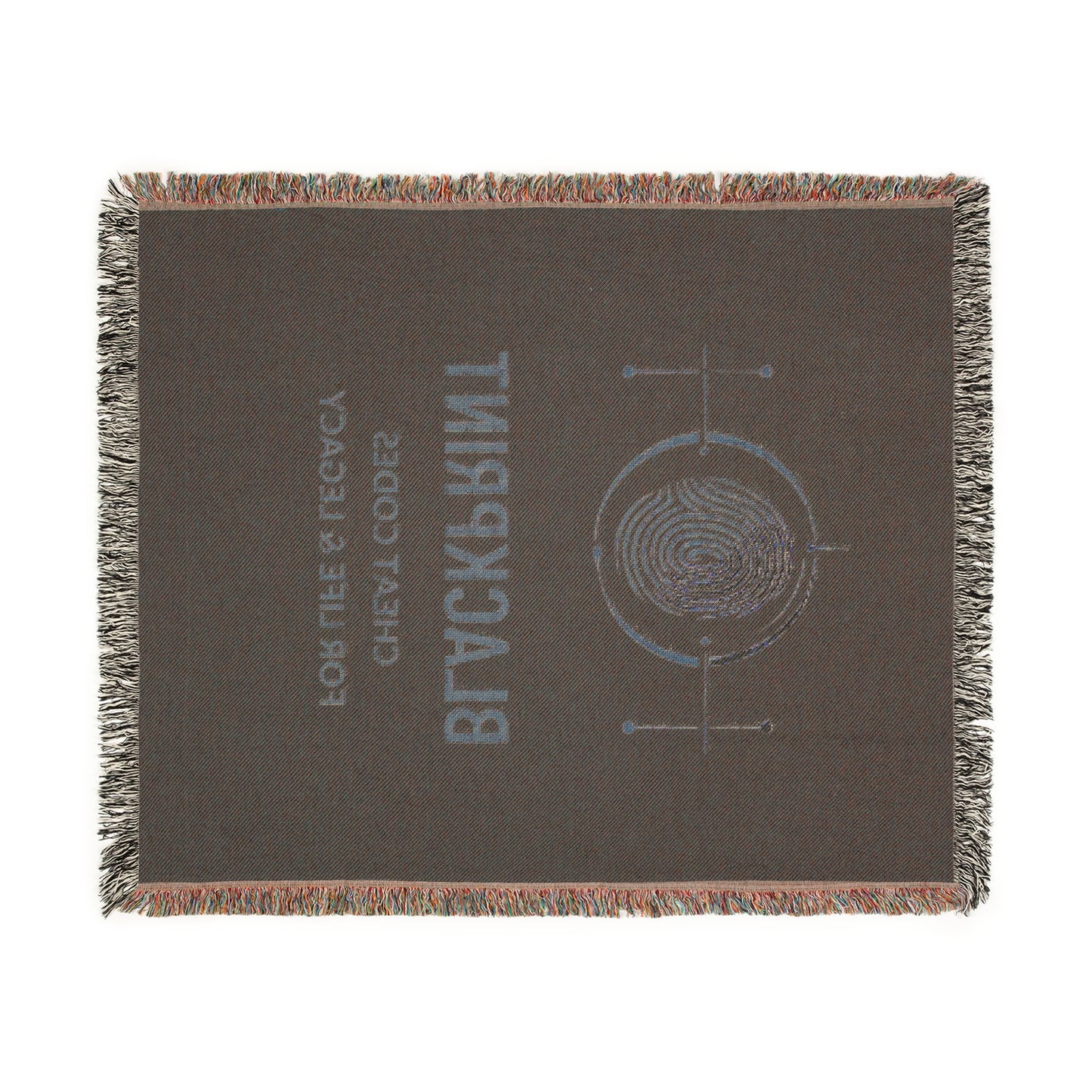 BlackPrint Woven Cozy Throw Blanket