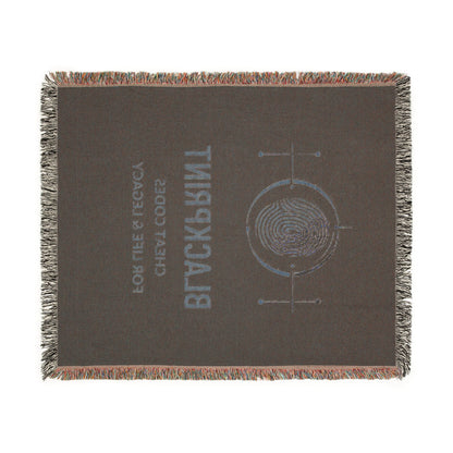 BlackPrint Woven Cozy Throw Blanket