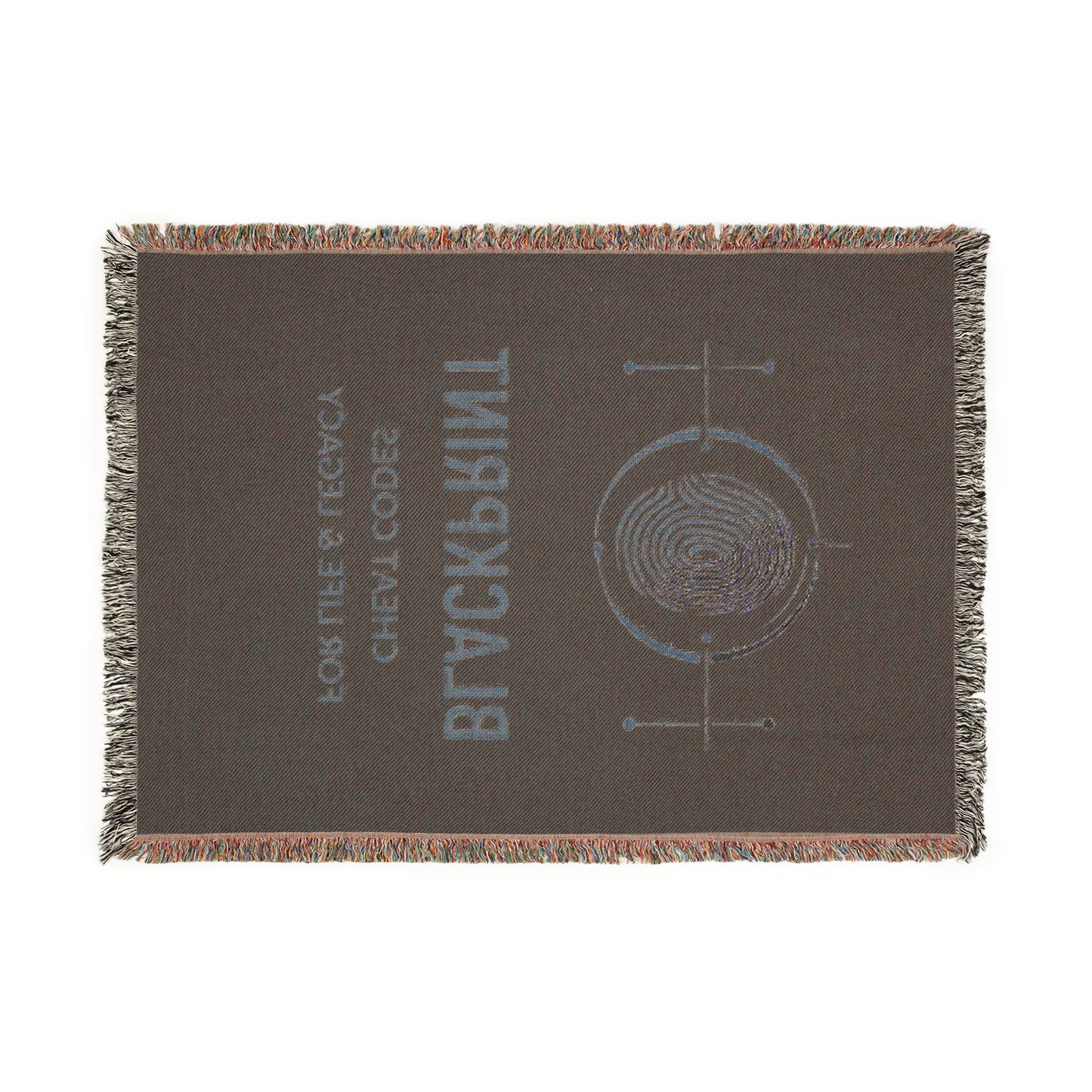 BlackPrint Woven Cozy Throw Blanket