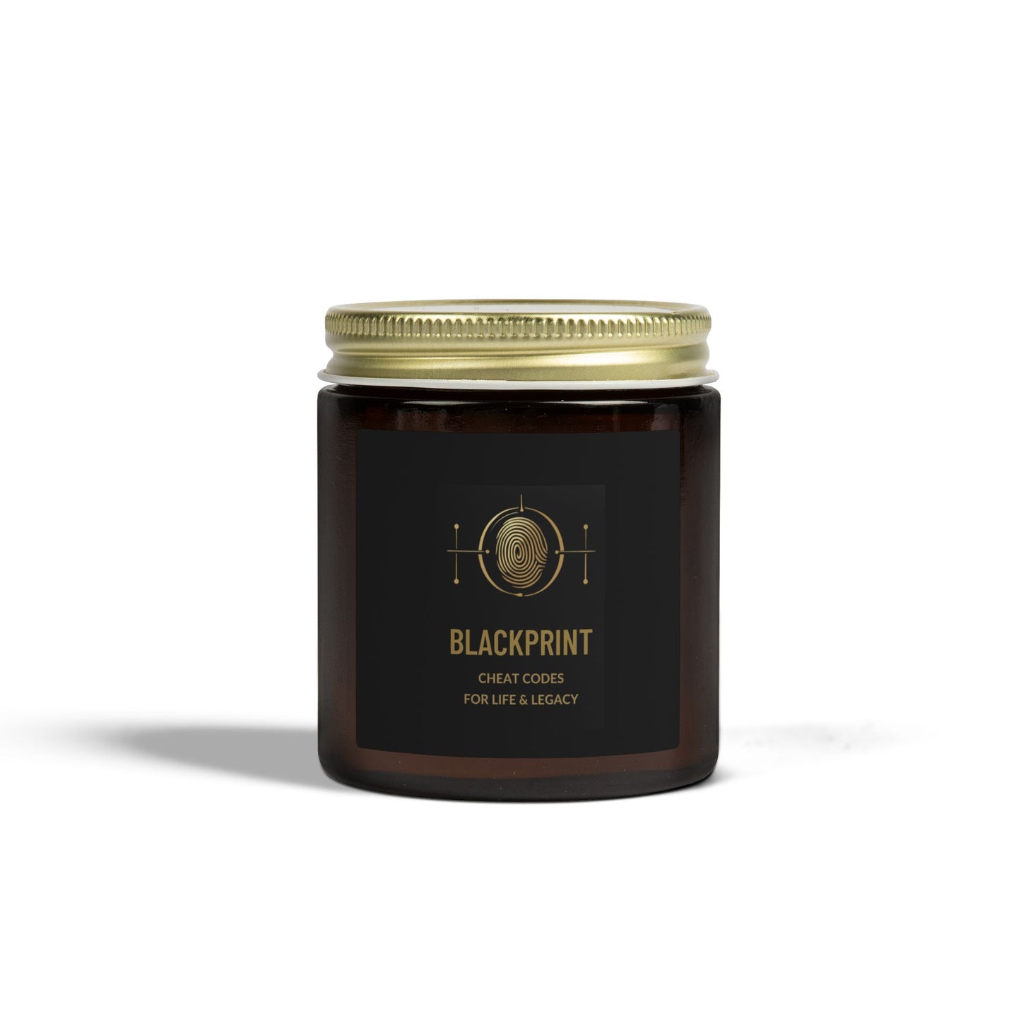 BlackPrint Hand-Poured Wax Candles in Various Scents and Two Sizes (4oz, 9oz)