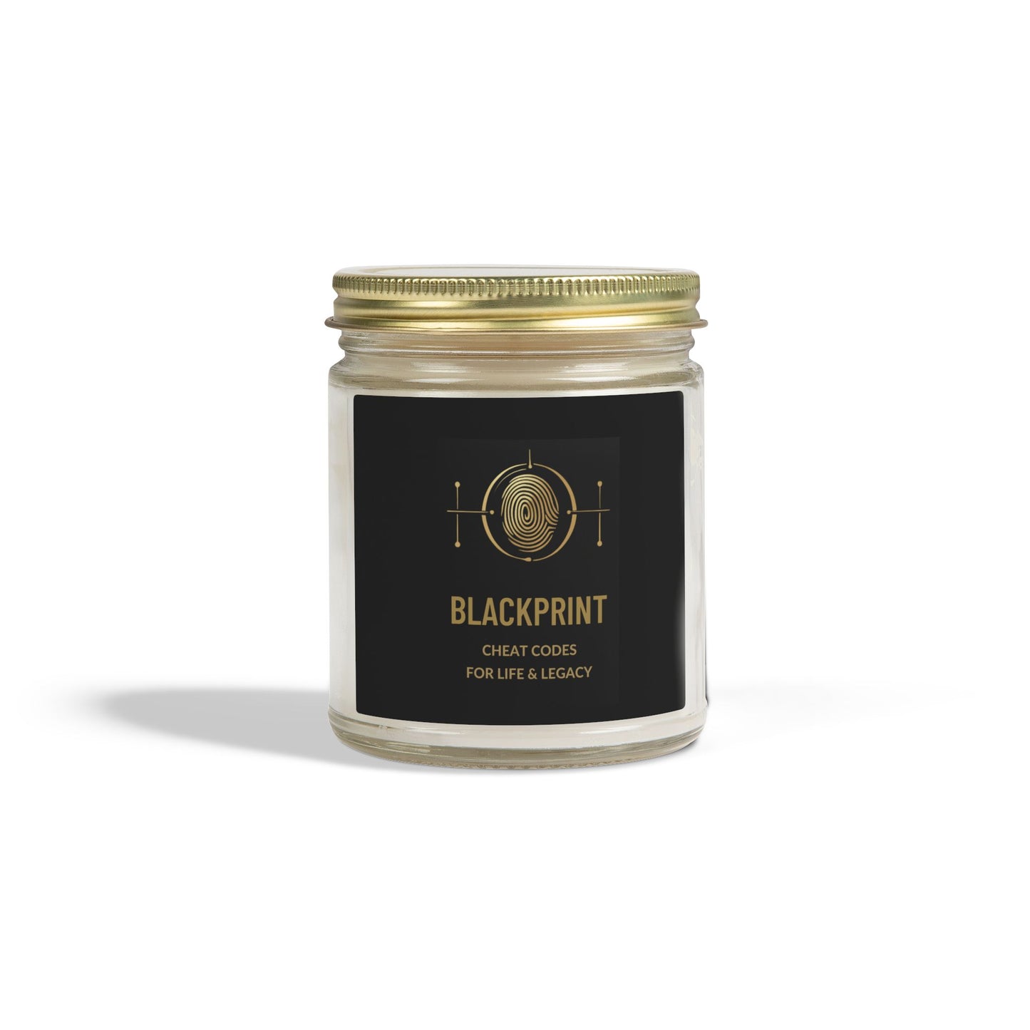 BlackPrint Hand-Poured Wax Candles in Various Scents and Two Sizes (4oz, 9oz)