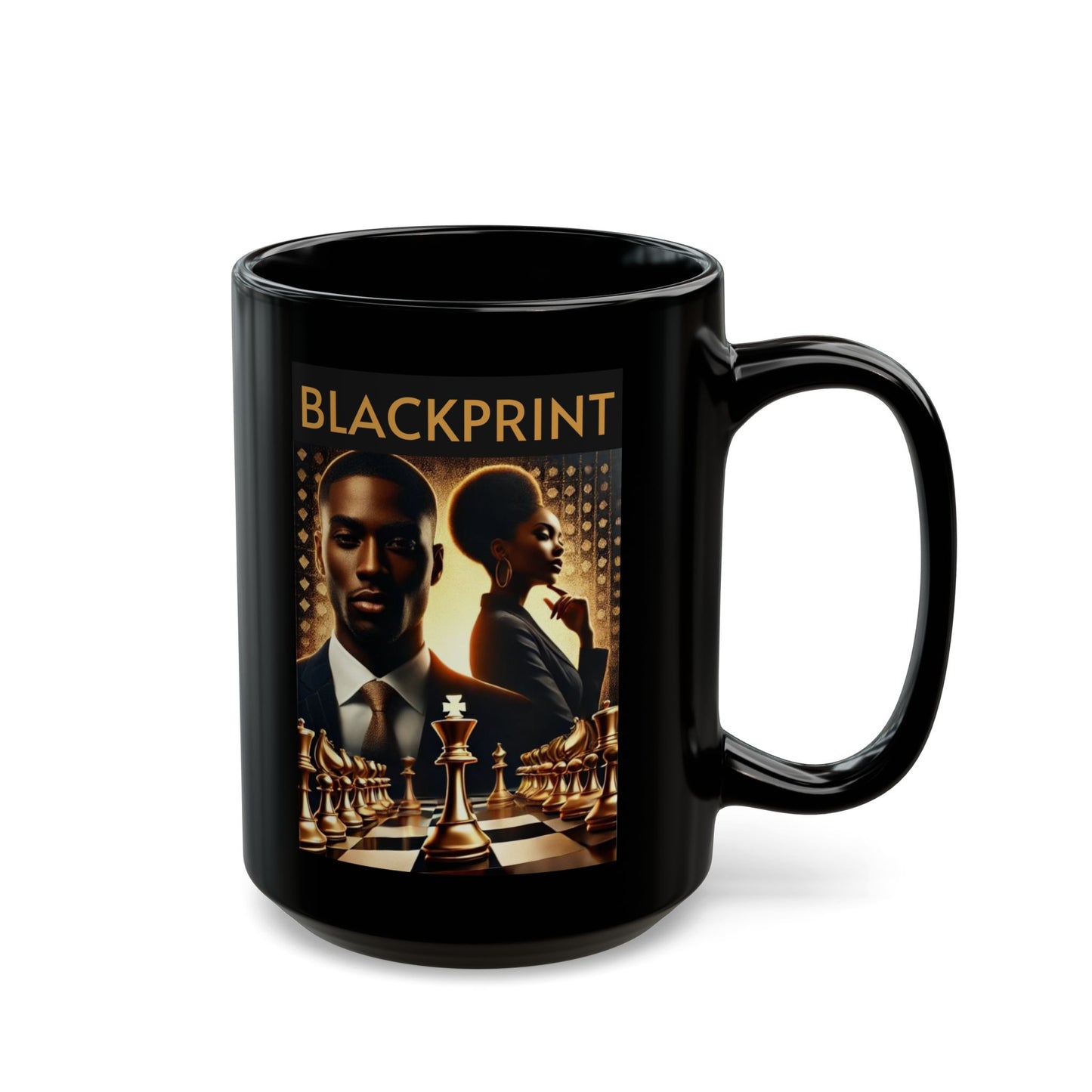 BlackPrint “Checkmate Mindset” Signature Mug | Premium Ceramic Mug in 11 oz and 15 oz