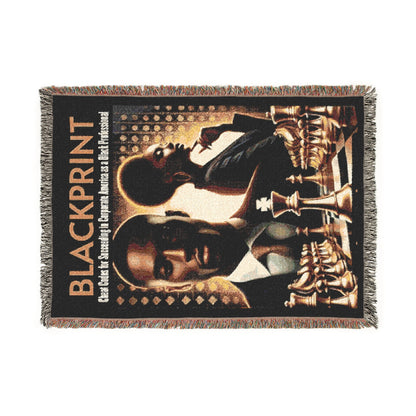 BlackPrint Signature Book Cover Woven Throw