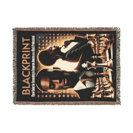 BlackPrint Signature Book Cover Woven Throw