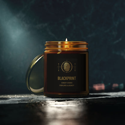 BlackPrint Hand-Poured Wax Candles in Various Scents and Two Sizes (4oz, 9oz)