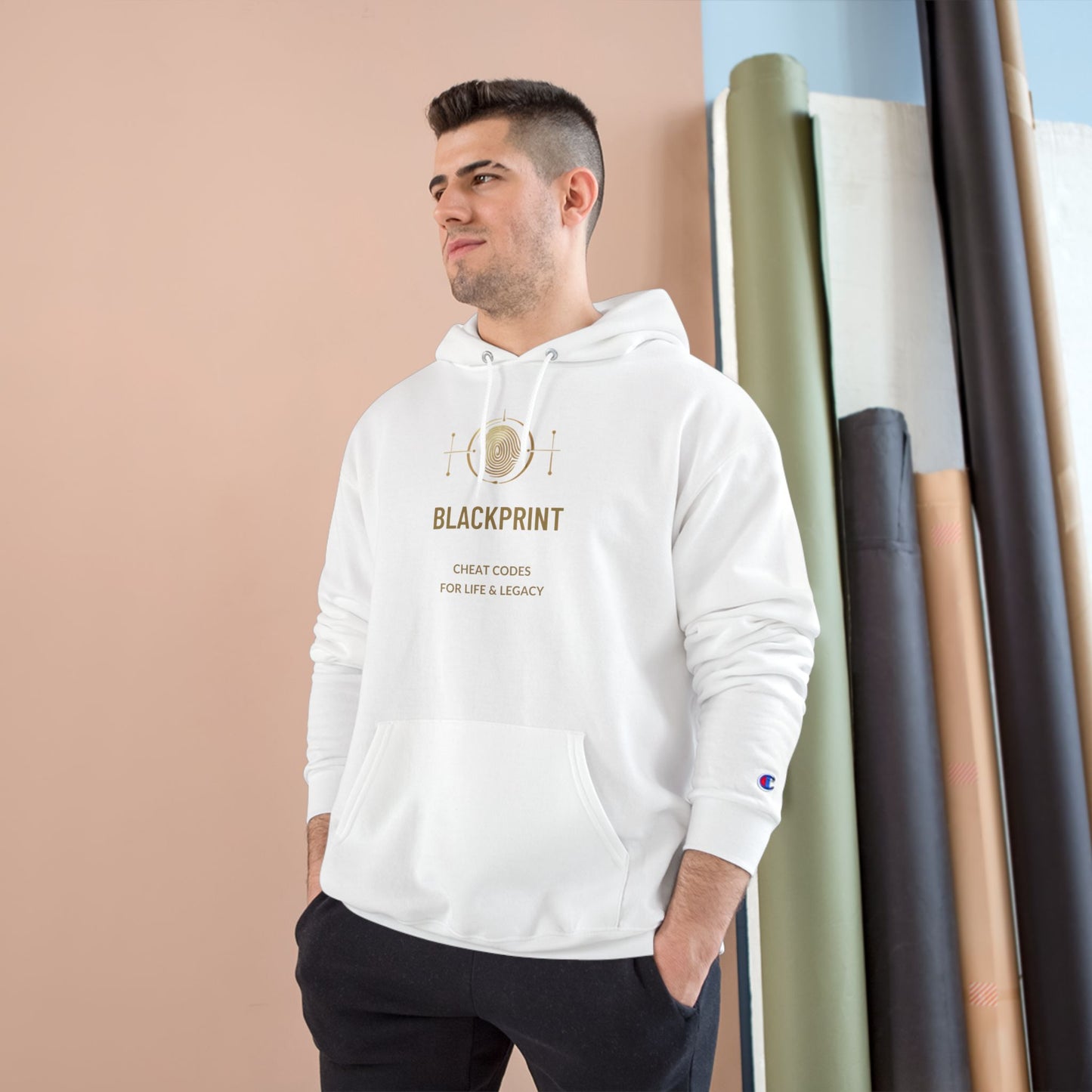 Blackprint Gold Logo Pullover Hoodie