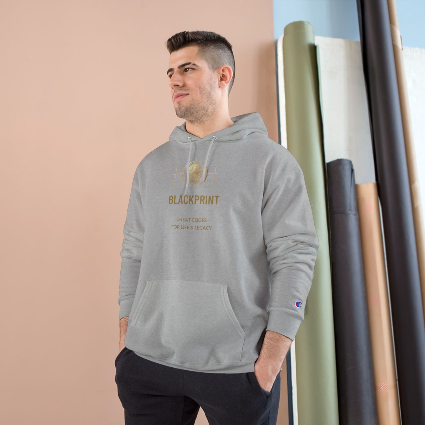 Blackprint Gold Logo Pullover Hoodie