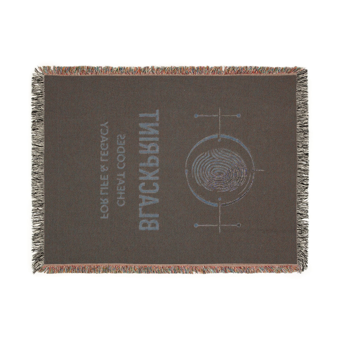 BlackPrint Woven Cozy Throw Blanket