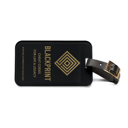 BlackPrint Premium Luggage Tag | Travel ID, Personalized Bag Accessory, Holiday Gift