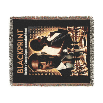 BlackPrint Signature Book Cover Woven Throw