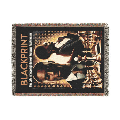 BlackPrint Signature Book Cover Woven Throw
