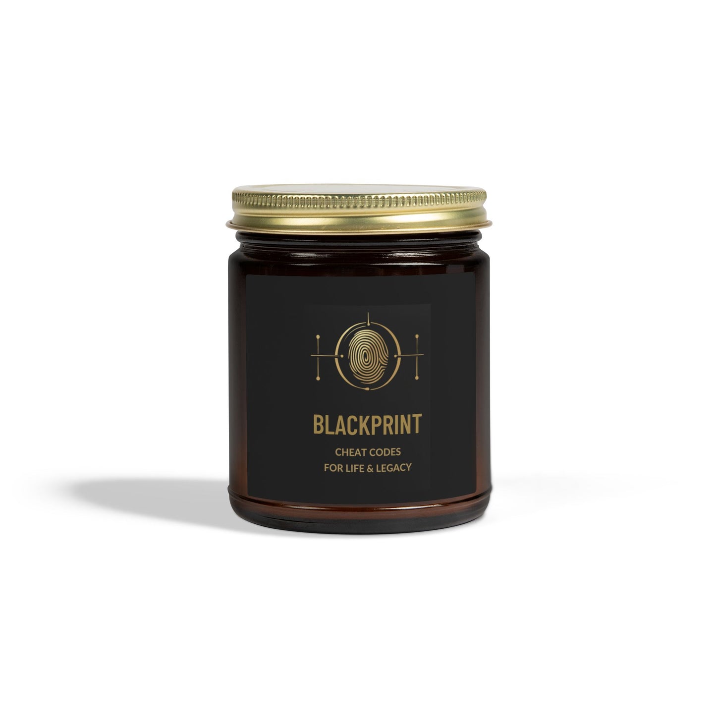 BlackPrint Hand-Poured Wax Candles in Various Scents and Two Sizes (4oz, 9oz)