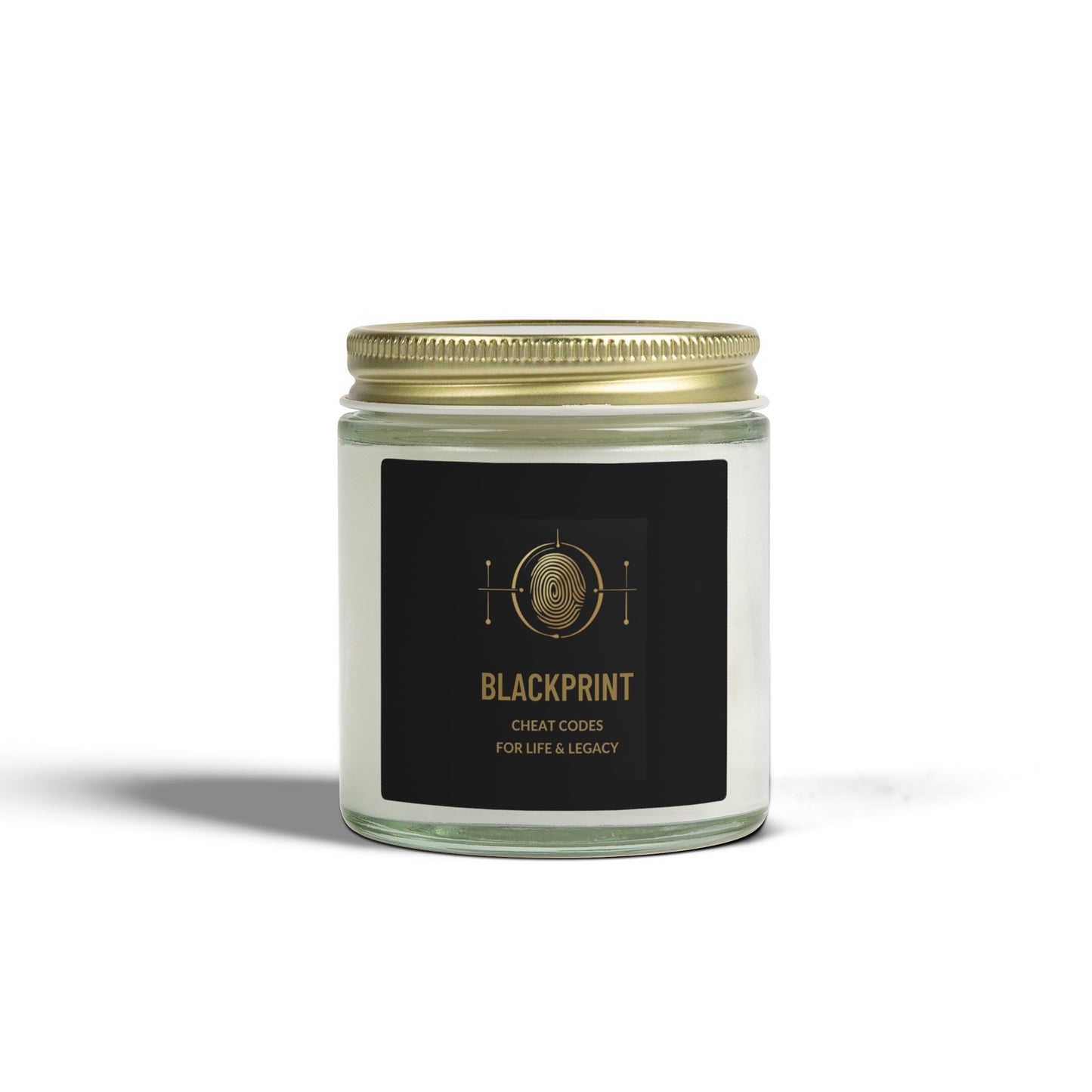 BlackPrint Hand-Poured Wax Candles in Various Scents and Two Sizes (4oz, 9oz)